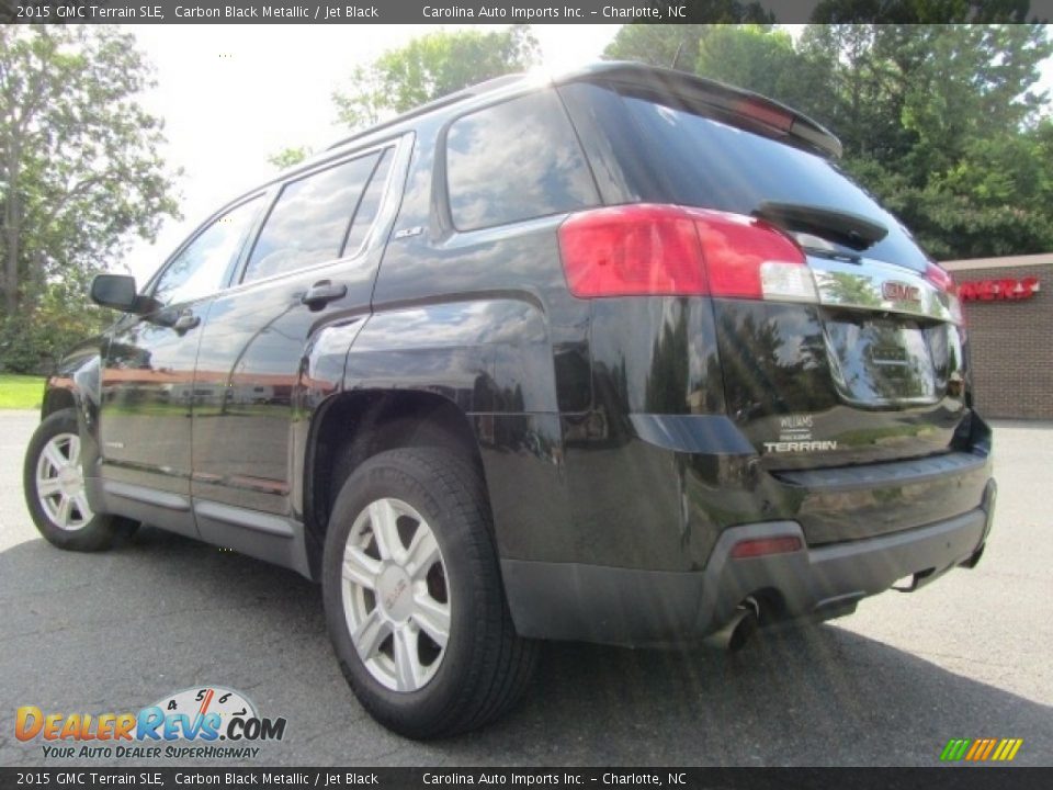 2015 GMC Terrain SLE Carbon Black Metallic / Jet Black Photo #8