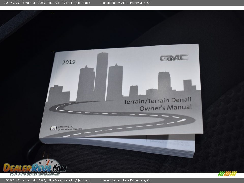 2019 GMC Terrain SLE AWD Blue Steel Metallic / Jet Black Photo #15