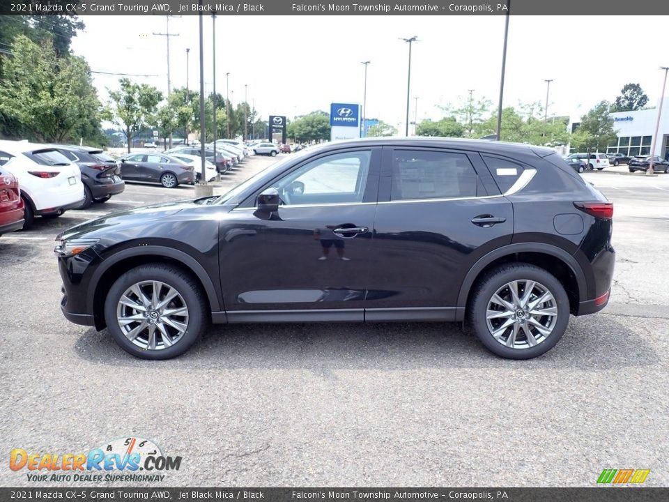 2021 Mazda CX-5 Grand Touring AWD Jet Black Mica / Black Photo #6