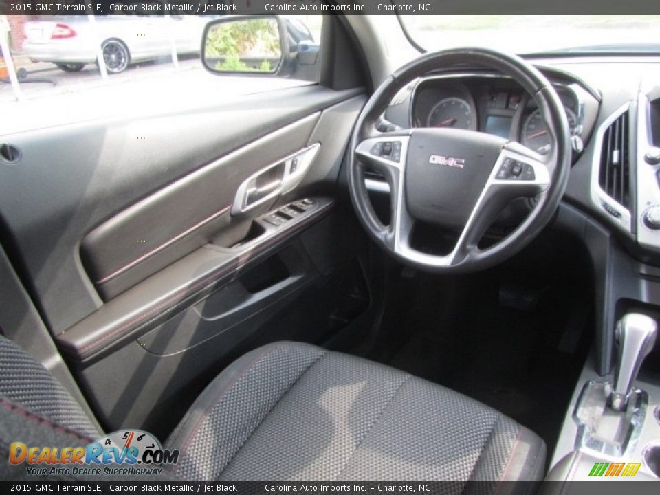 2015 GMC Terrain SLE Carbon Black Metallic / Jet Black Photo #12