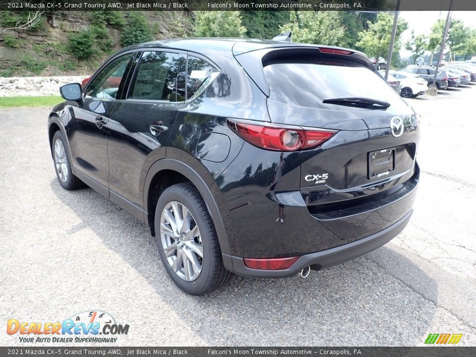 2021 Mazda CX-5 Grand Touring AWD Jet Black Mica / Black Photo #7