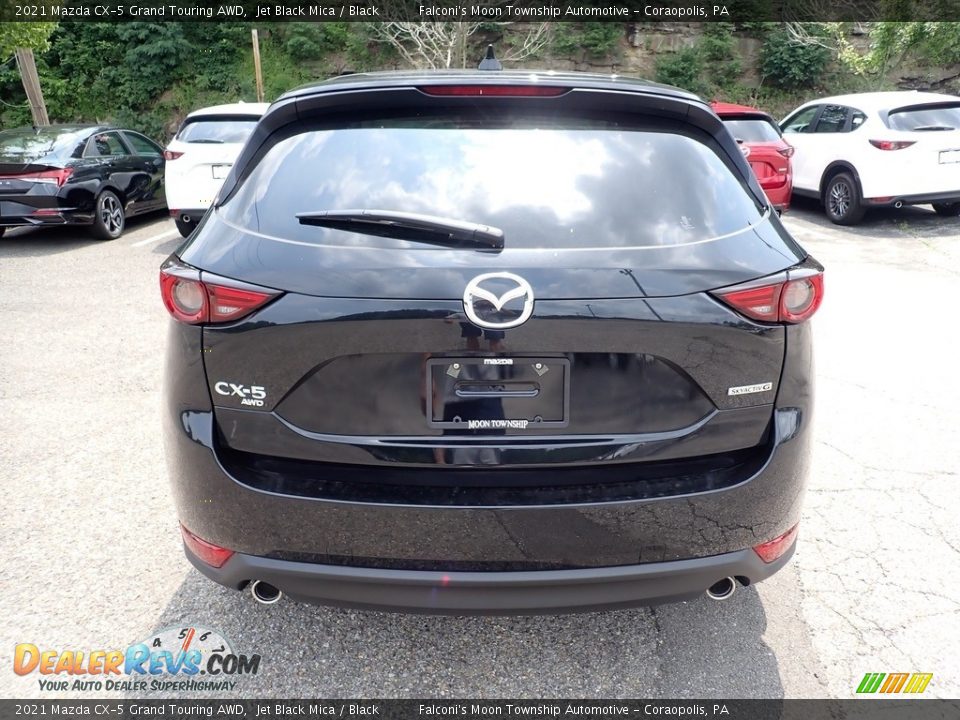 2021 Mazda CX-5 Grand Touring AWD Jet Black Mica / Black Photo #8