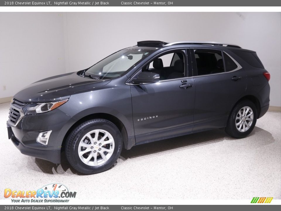 2018 Chevrolet Equinox LT Nightfall Gray Metallic / Jet Black Photo #3