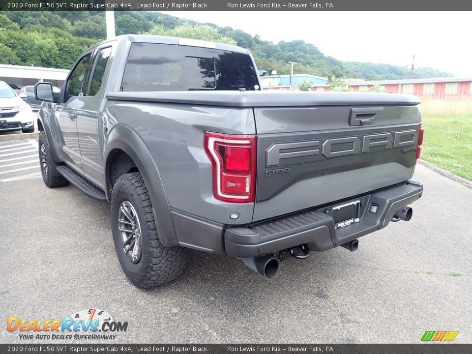 2020 Ford F150 SVT Raptor SuperCab 4x4 Lead Foot / Raptor Black Photo #6