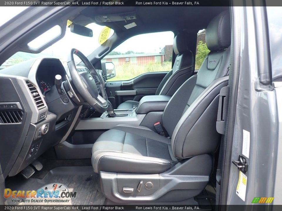 Front Seat of 2020 Ford F150 SVT Raptor SuperCab 4x4 Photo #11