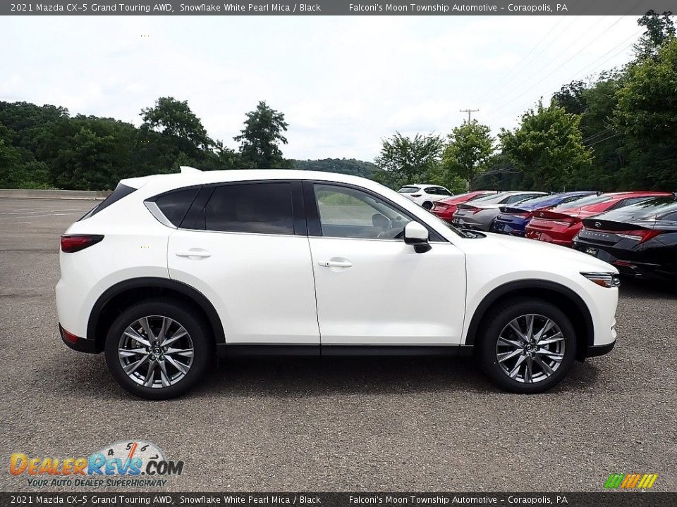 2021 Mazda CX-5 Grand Touring AWD Snowflake White Pearl Mica / Black Photo #1