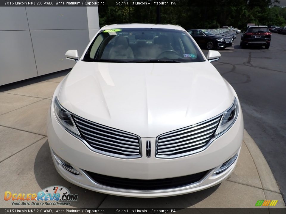 White Platinum 2016 Lincoln MKZ 2.0 AWD Photo #9