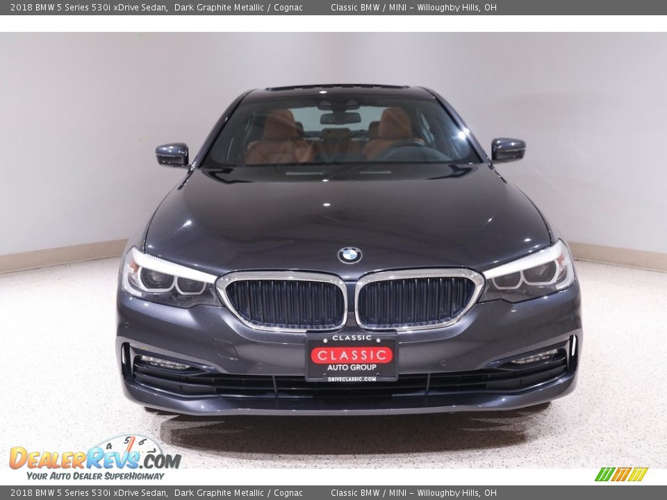 2018 BMW 5 Series 530i xDrive Sedan Dark Graphite Metallic / Cognac Photo #2