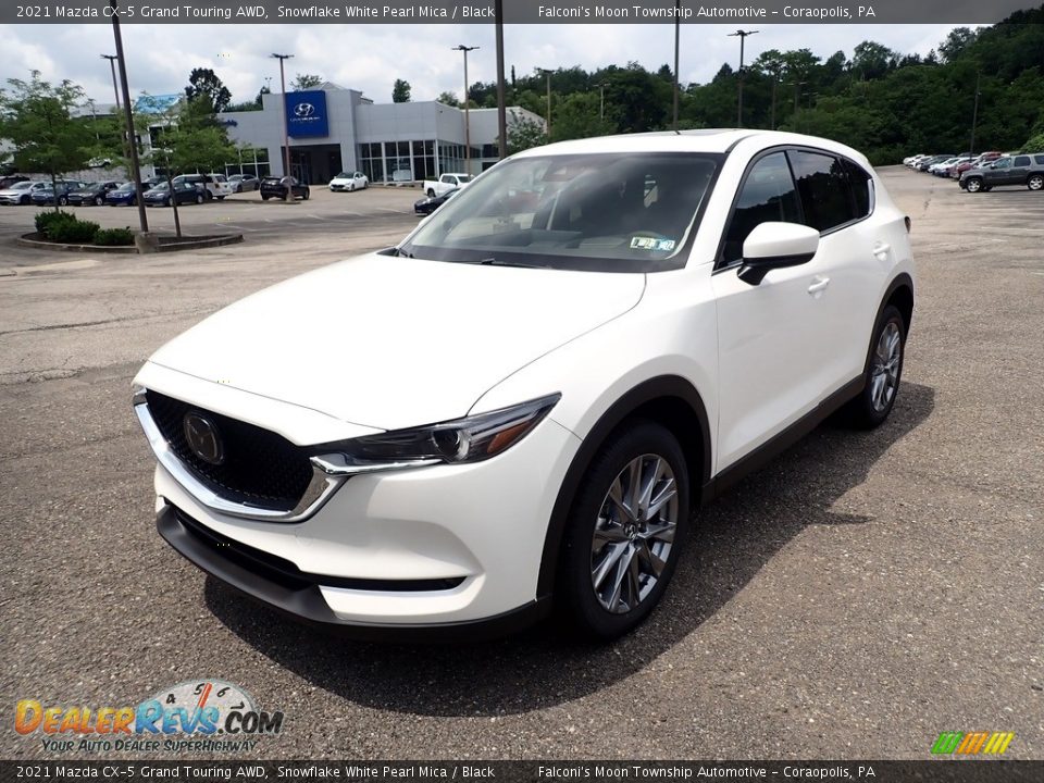 2021 Mazda CX-5 Grand Touring AWD Snowflake White Pearl Mica / Black Photo #5