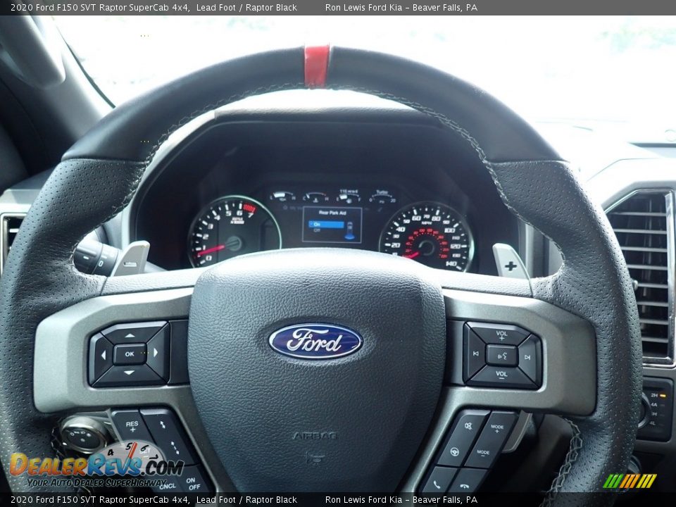 2020 Ford F150 SVT Raptor SuperCab 4x4 Steering Wheel Photo #20
