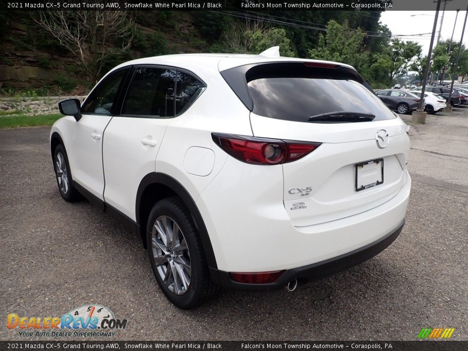 2021 Mazda CX-5 Grand Touring AWD Snowflake White Pearl Mica / Black Photo #7