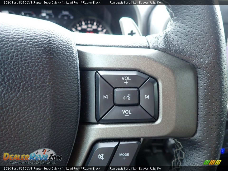2020 Ford F150 SVT Raptor SuperCab 4x4 Steering Wheel Photo #23