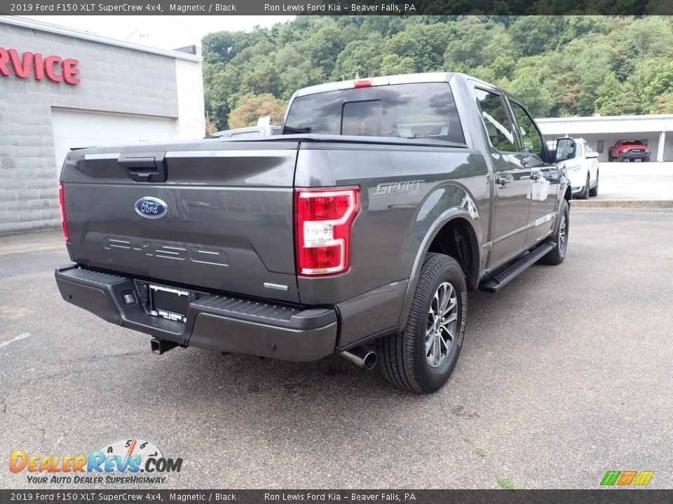 2019 Ford F150 XLT SuperCrew 4x4 Magnetic / Black Photo #2