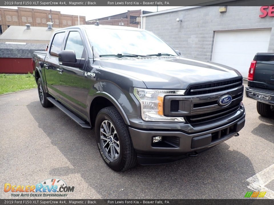 2019 Ford F150 XLT SuperCrew 4x4 Magnetic / Black Photo #3