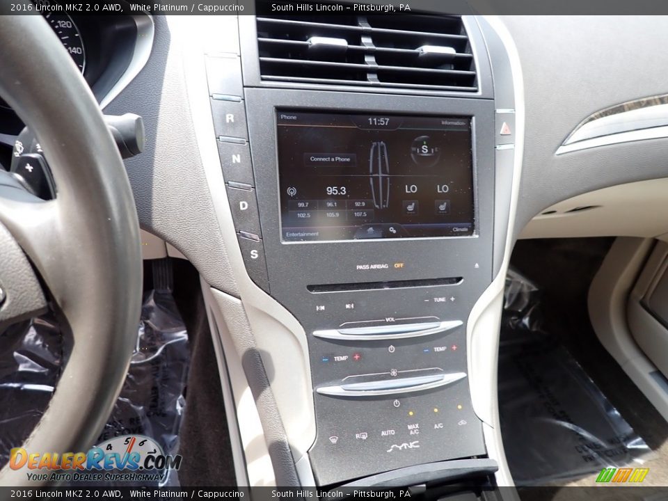 Controls of 2016 Lincoln MKZ 2.0 AWD Photo #22