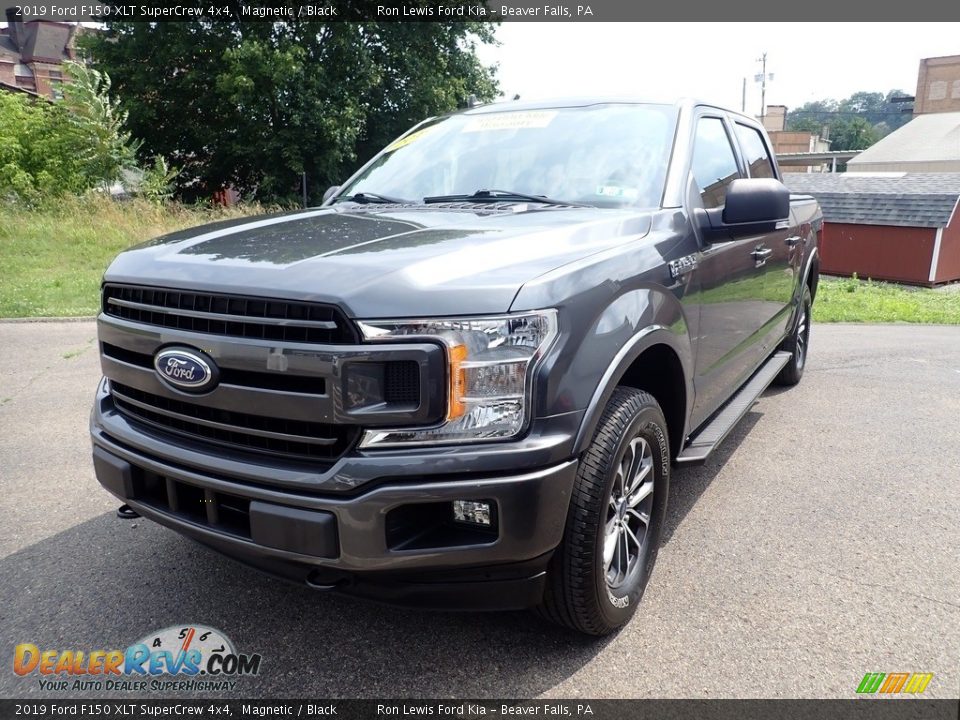 2019 Ford F150 XLT SuperCrew 4x4 Magnetic / Black Photo #5