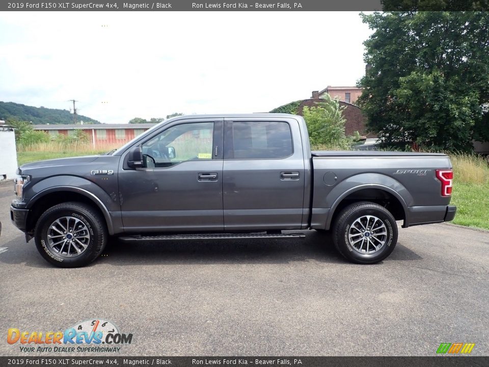 2019 Ford F150 XLT SuperCrew 4x4 Magnetic / Black Photo #6