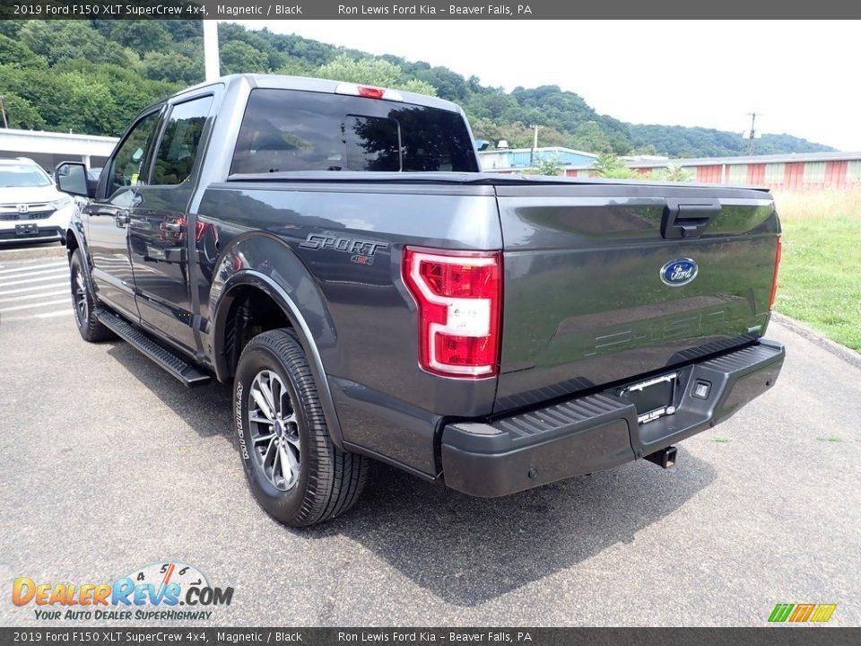 2019 Ford F150 XLT SuperCrew 4x4 Magnetic / Black Photo #7