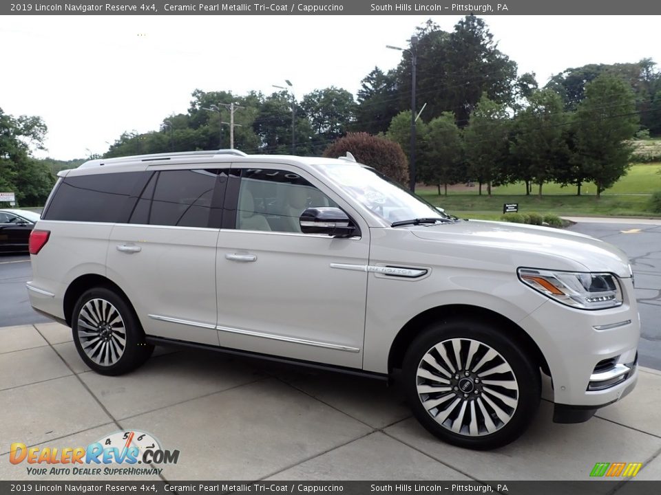 Ceramic Pearl Metallic Tri-Coat 2019 Lincoln Navigator Reserve 4x4 Photo #7