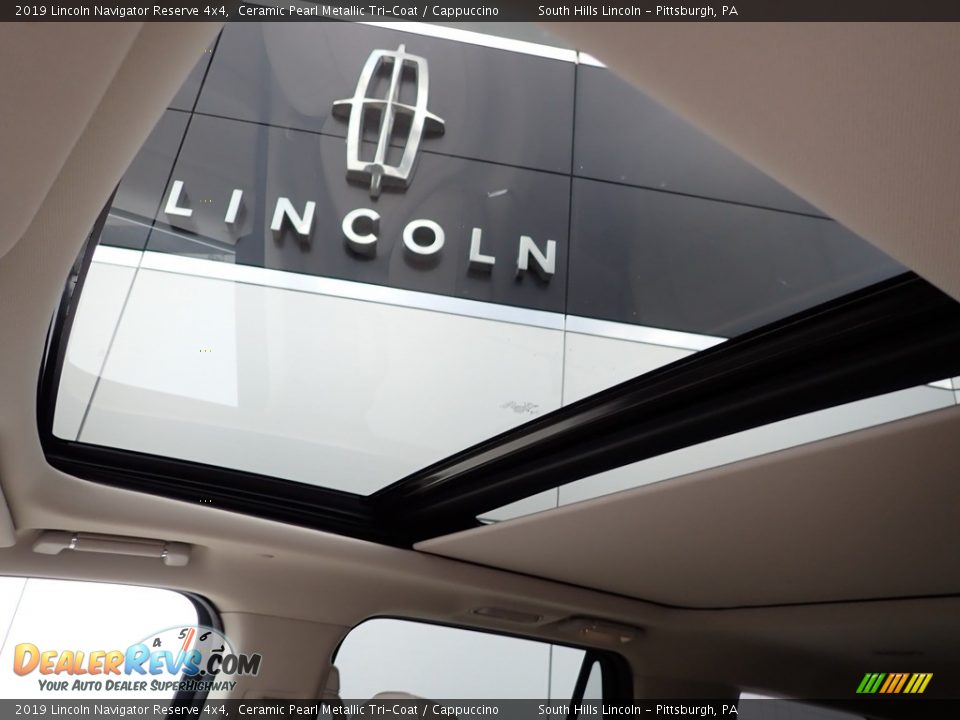 2019 Lincoln Navigator Reserve 4x4 Ceramic Pearl Metallic Tri-Coat / Cappuccino Photo #20