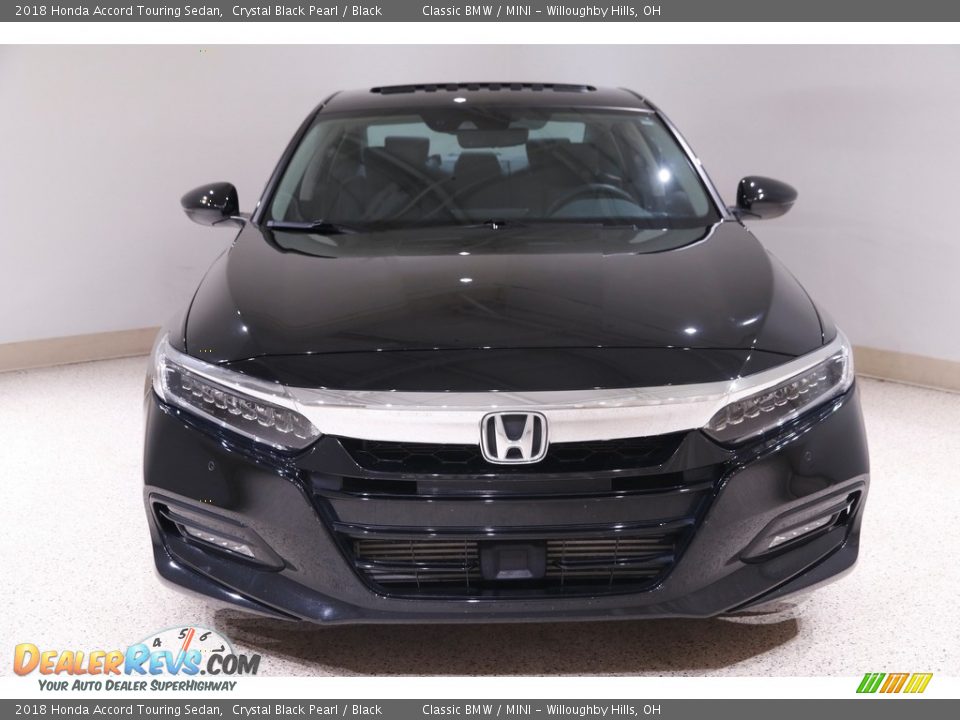 2018 Honda Accord Touring Sedan Crystal Black Pearl / Black Photo #2