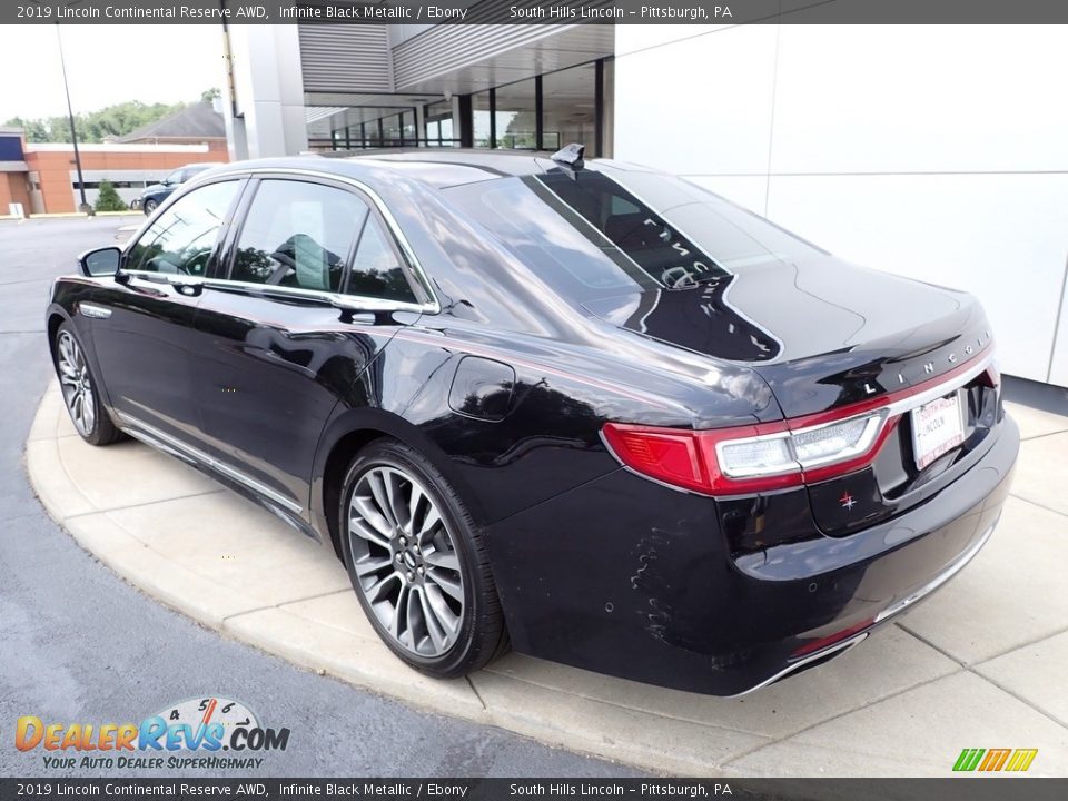 2019 Lincoln Continental Reserve AWD Infinite Black Metallic / Ebony Photo #3