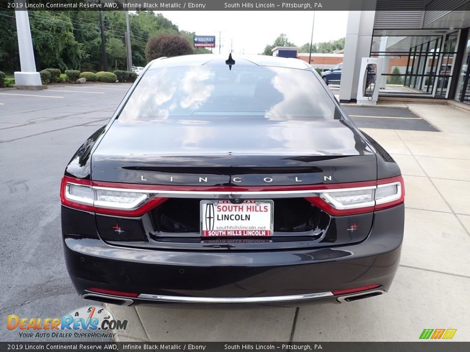 2019 Lincoln Continental Reserve AWD Infinite Black Metallic / Ebony Photo #4