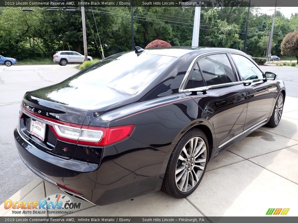 2019 Lincoln Continental Reserve AWD Infinite Black Metallic / Ebony Photo #6