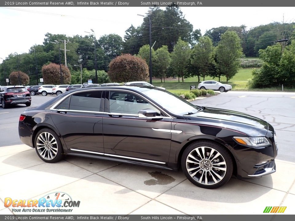 Infinite Black Metallic 2019 Lincoln Continental Reserve AWD Photo #7