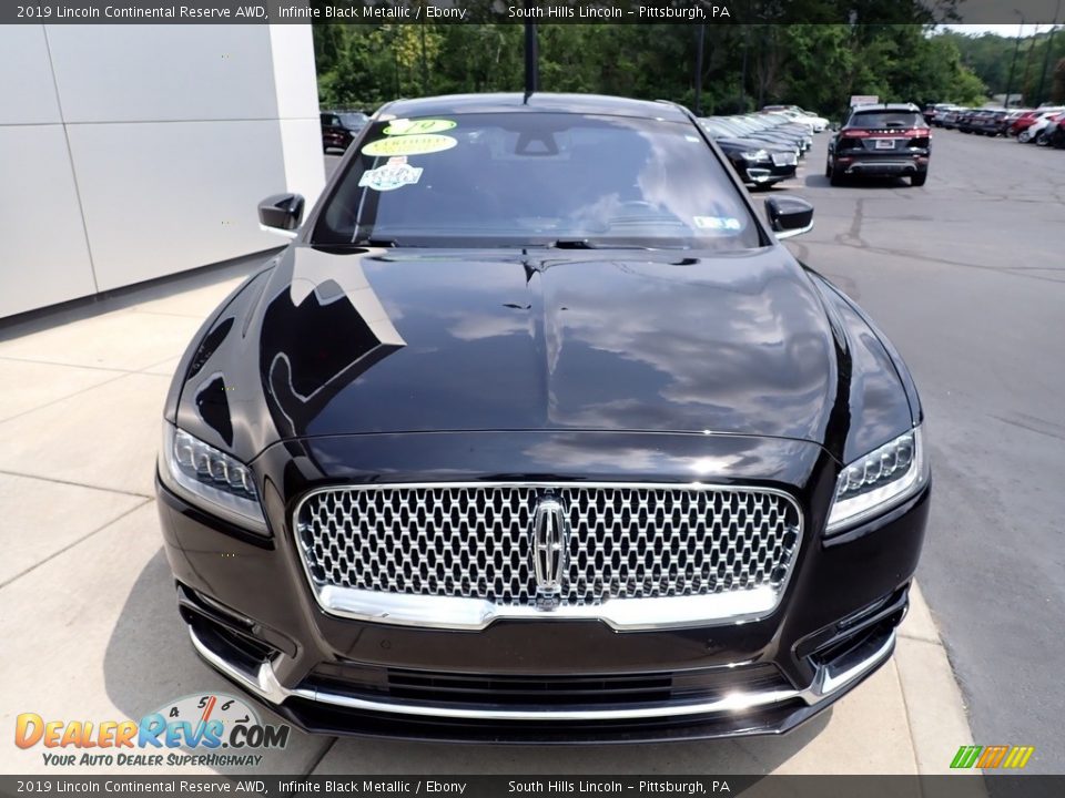 2019 Lincoln Continental Reserve AWD Infinite Black Metallic / Ebony Photo #9