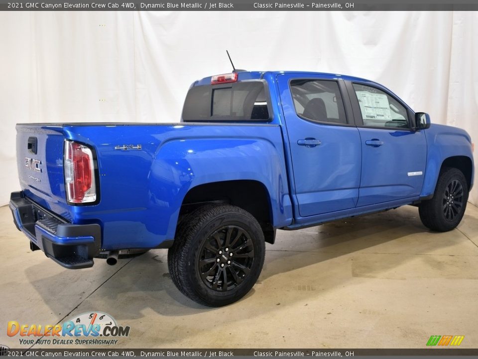 2021 GMC Canyon Elevation Crew Cab 4WD Dynamic Blue Metallic / Jet Black Photo #2