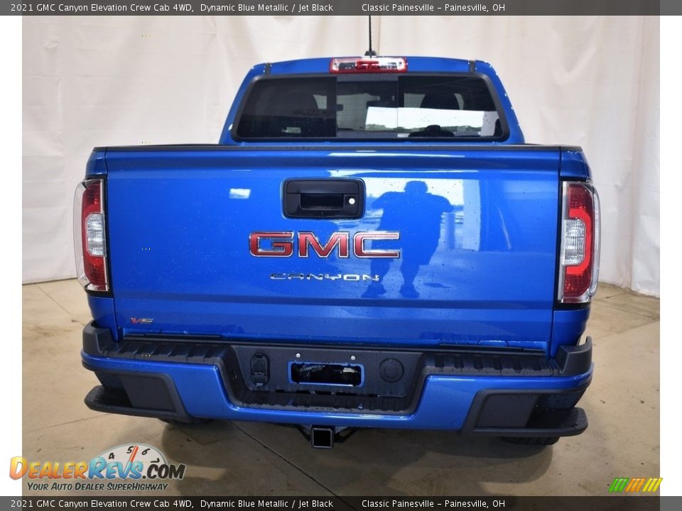 2021 GMC Canyon Elevation Crew Cab 4WD Dynamic Blue Metallic / Jet Black Photo #3