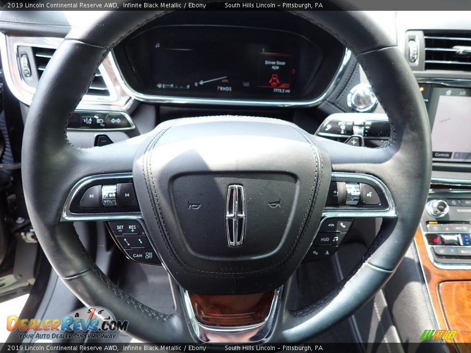 2019 Lincoln Continental Reserve AWD Steering Wheel Photo #20