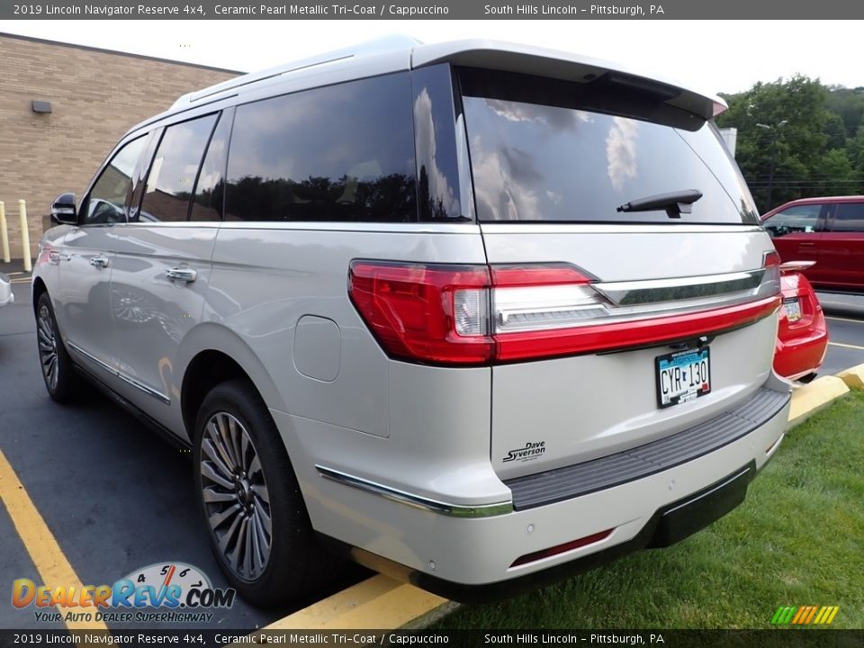 2019 Lincoln Navigator Reserve 4x4 Ceramic Pearl Metallic Tri-Coat / Cappuccino Photo #2