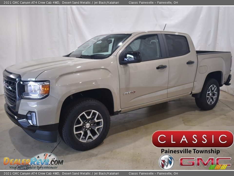 2021 GMC Canyon AT4 Crew Cab 4WD Desert Sand Metallic / Jet Black/Kalahari Photo #1