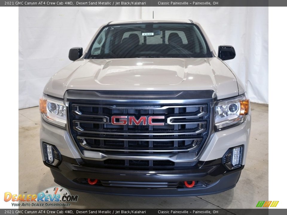 2021 GMC Canyon AT4 Crew Cab 4WD Desert Sand Metallic / Jet Black/Kalahari Photo #4