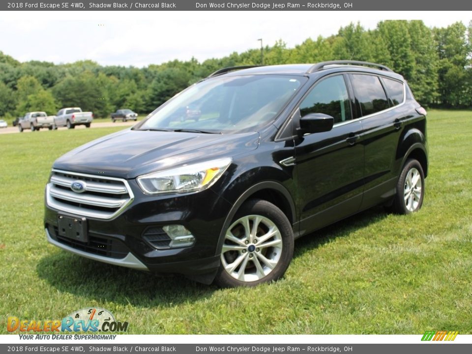 2018 Ford Escape SE 4WD Shadow Black / Charcoal Black Photo #4