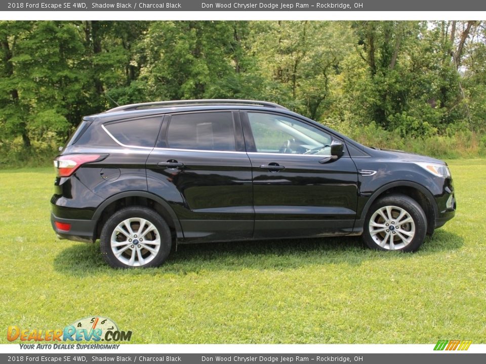 2018 Ford Escape SE 4WD Shadow Black / Charcoal Black Photo #9