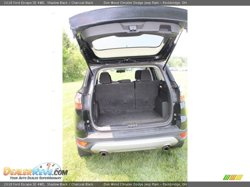 2018 Ford Escape SE 4WD Shadow Black / Charcoal Black Photo #12