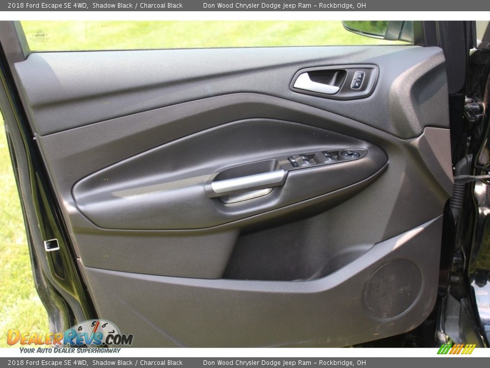 2018 Ford Escape SE 4WD Shadow Black / Charcoal Black Photo #15