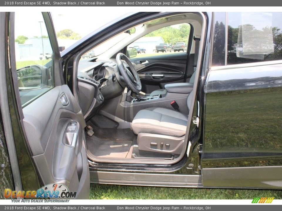 2018 Ford Escape SE 4WD Shadow Black / Charcoal Black Photo #17
