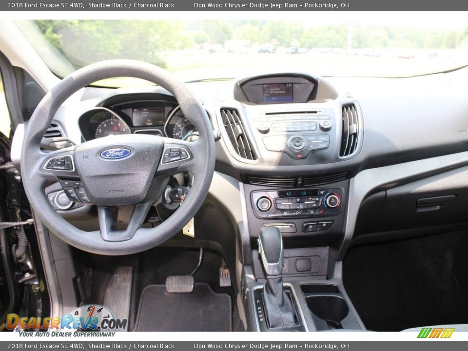 2018 Ford Escape SE 4WD Shadow Black / Charcoal Black Photo #19