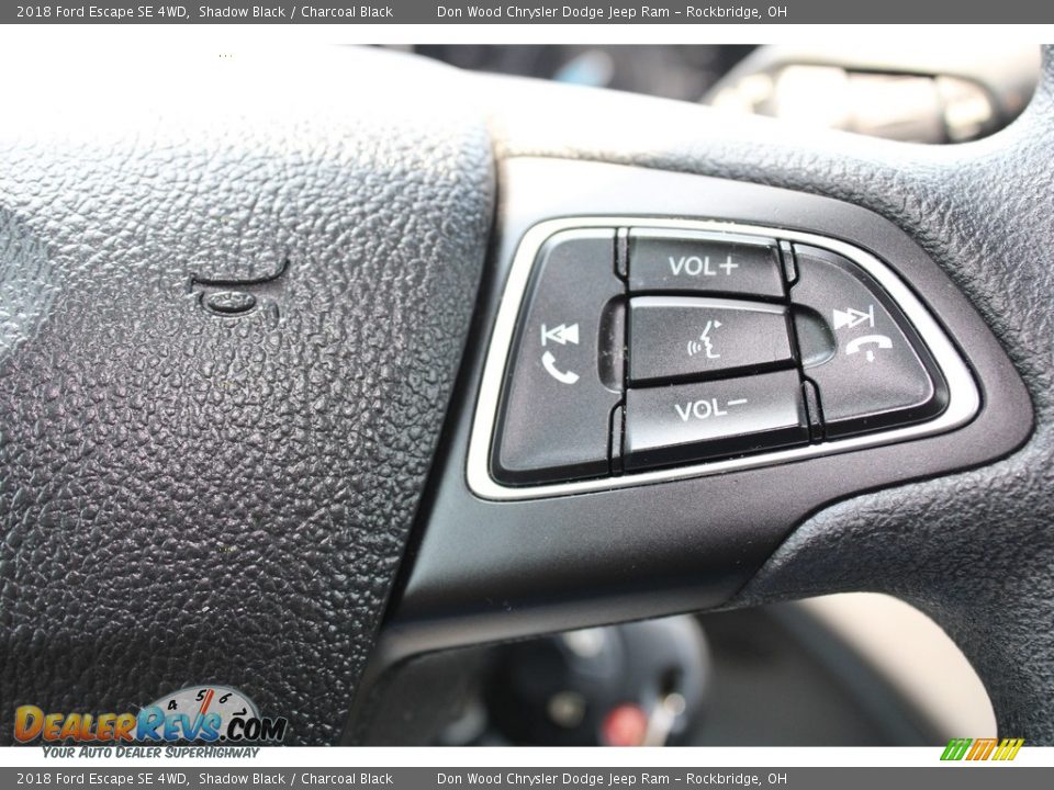 2018 Ford Escape SE 4WD Shadow Black / Charcoal Black Photo #21