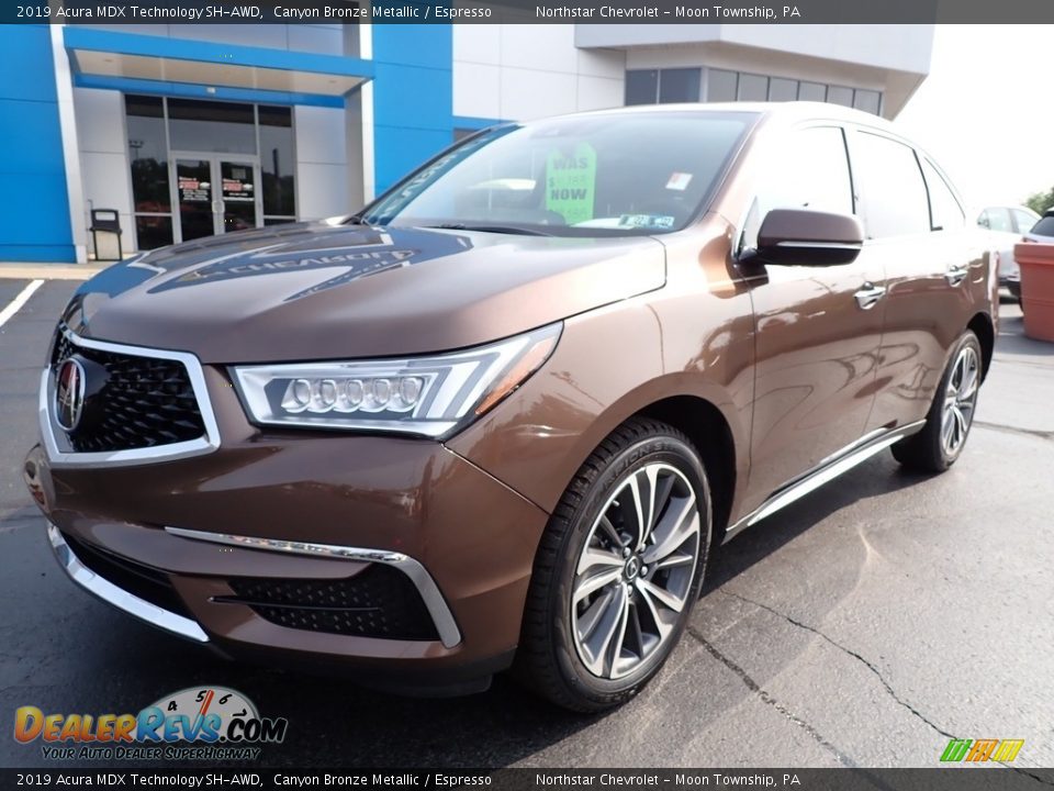 2019 Acura MDX Technology SH-AWD Canyon Bronze Metallic / Espresso Photo #2