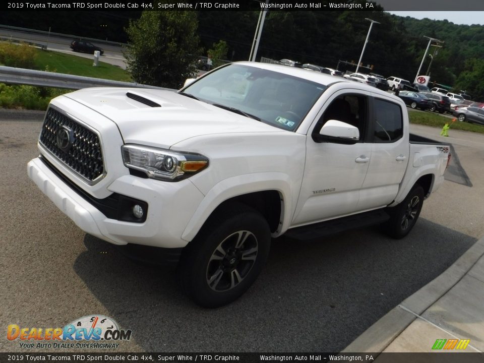 2019 Toyota Tacoma TRD Sport Double Cab 4x4 Super White / TRD Graphite Photo #12