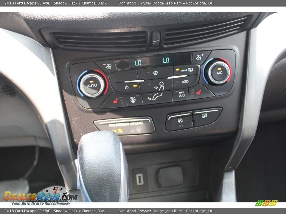 2018 Ford Escape SE 4WD Shadow Black / Charcoal Black Photo #23