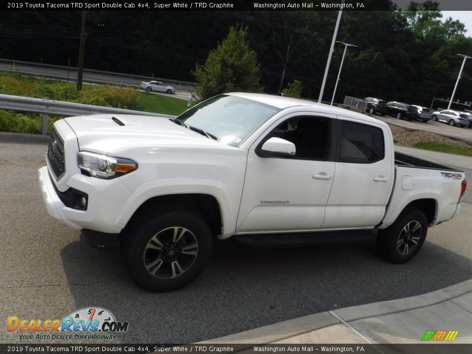 2019 Toyota Tacoma TRD Sport Double Cab 4x4 Super White / TRD Graphite Photo #13