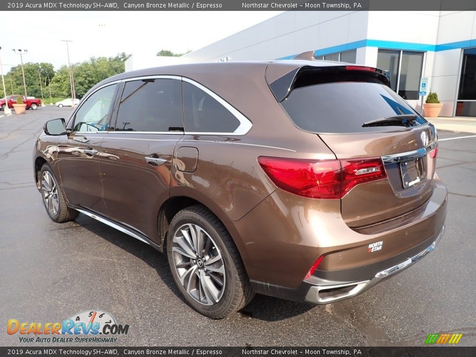 2019 Acura MDX Technology SH-AWD Canyon Bronze Metallic / Espresso Photo #4