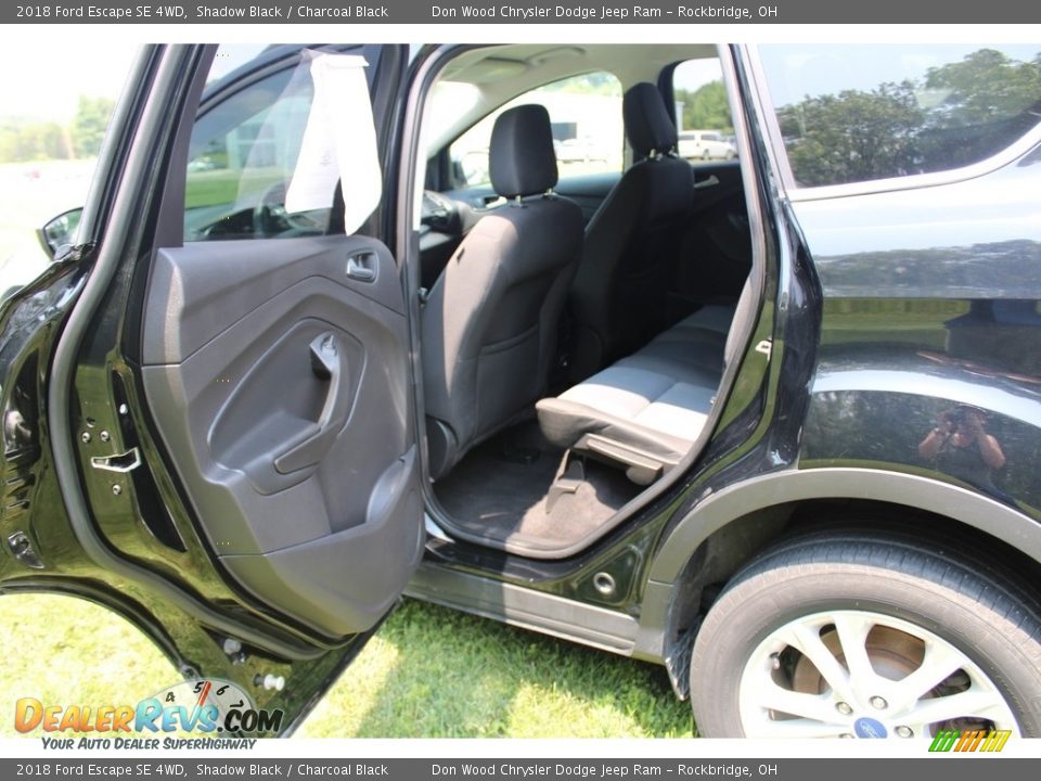 2018 Ford Escape SE 4WD Shadow Black / Charcoal Black Photo #29