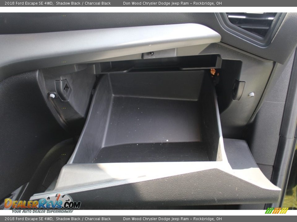 2018 Ford Escape SE 4WD Shadow Black / Charcoal Black Photo #34